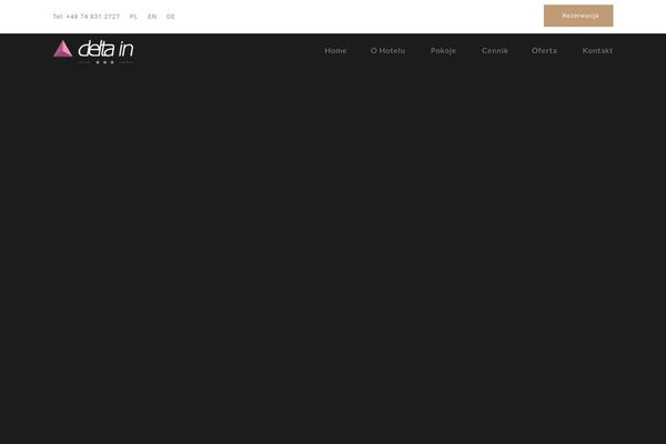 Hotelbooking-child theme site design template sample