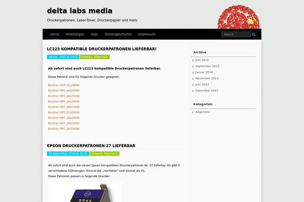 Summ theme site design template sample