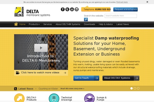 Delta theme site design template sample