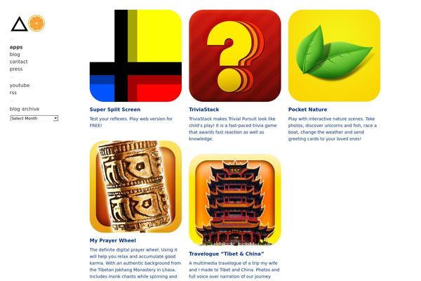 Touchfolio theme site design template sample