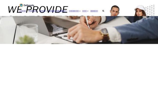 Gradiant theme site design template sample