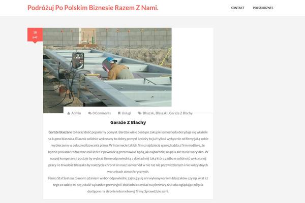 deltatravel.pl site used Plain Blog