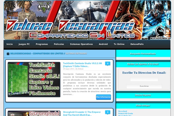 Site using Widget Post Slider plugin