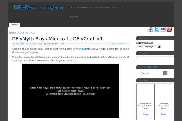 delymyth.net site used Mantra