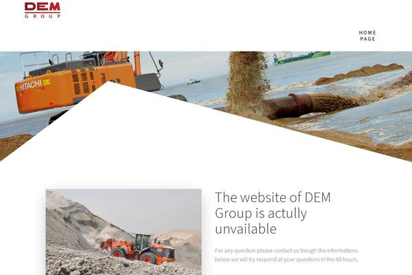 One Page Express theme site design template sample