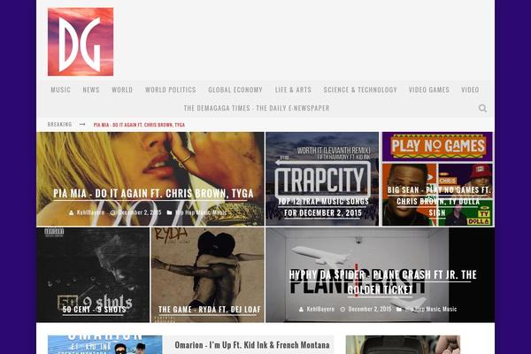 Valenti theme site design template sample