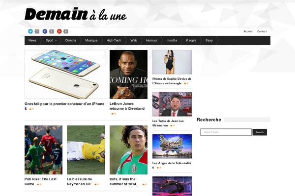 Piccione theme site design template sample