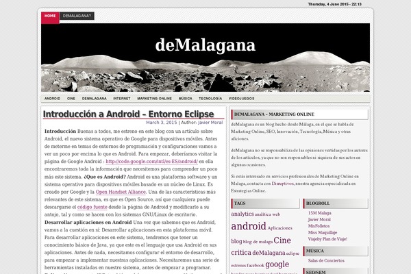 RedLine theme site design template sample