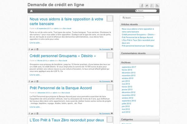 demandedecreditenligne.fr site used iFeature
