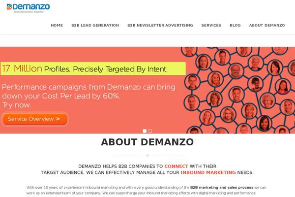 Corsa theme site design template sample