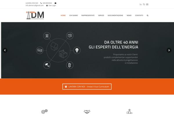 Total theme site design template sample