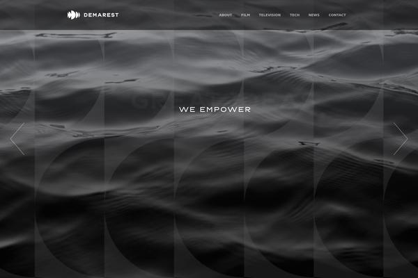 Supernova theme site design template sample