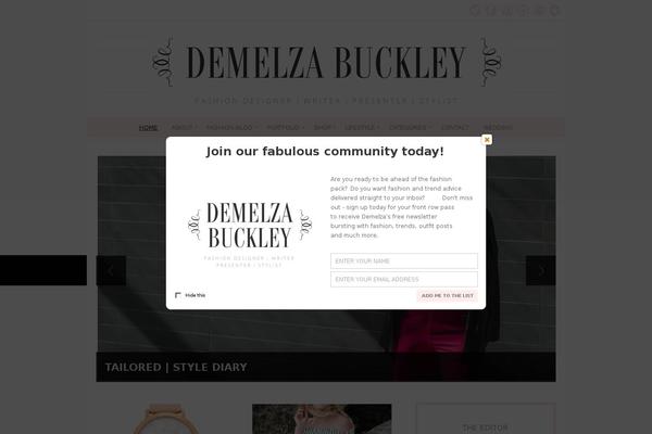 Isabelle theme site design template sample