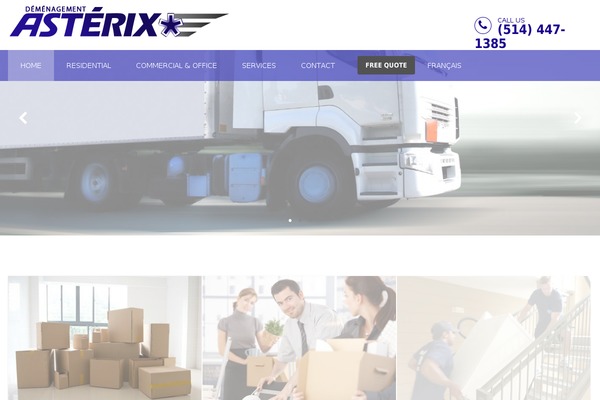 Stark theme site design template sample
