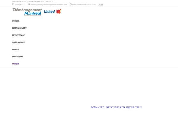The7 theme site design template sample