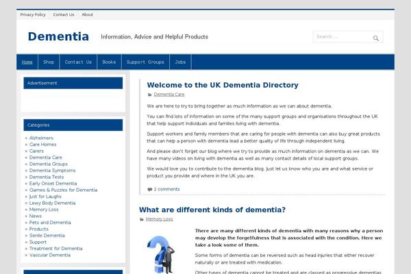 Merlin theme site design template sample