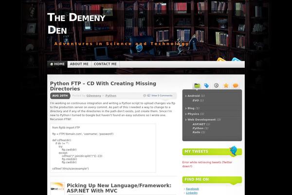 Mystique theme site design template sample