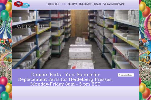 Tyros theme site design template sample