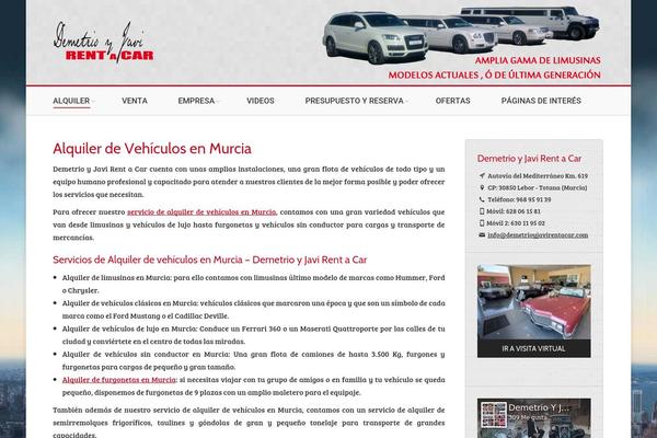 The7 theme site design template sample