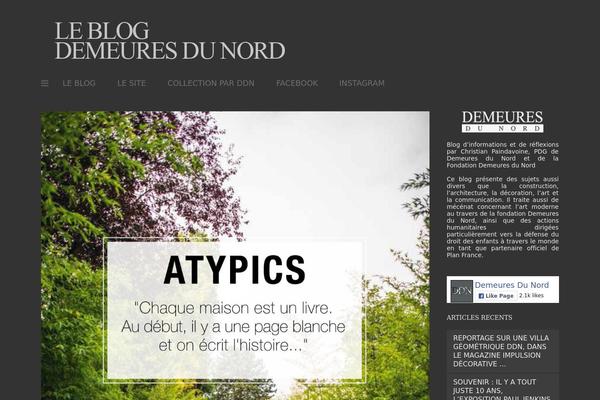 demeuresdunord-leblog.com site used Blogtime