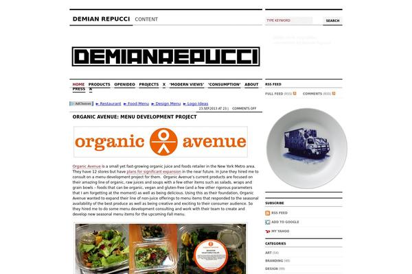 demianrepucci.com site used Aligned