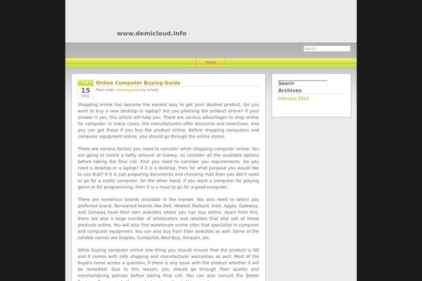 Baughxie theme site design template sample