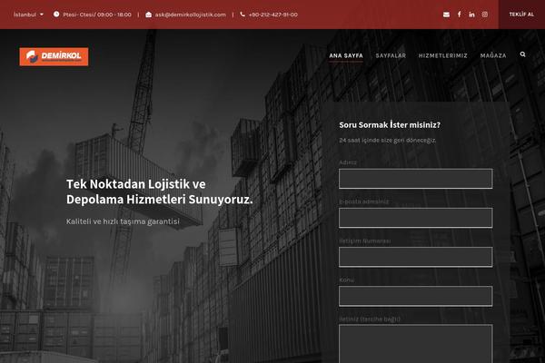Logisco theme site design template sample