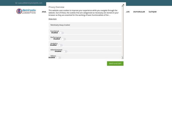 demiryolulojistik.com site used Logiscargo