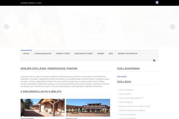 VMag theme site design template sample