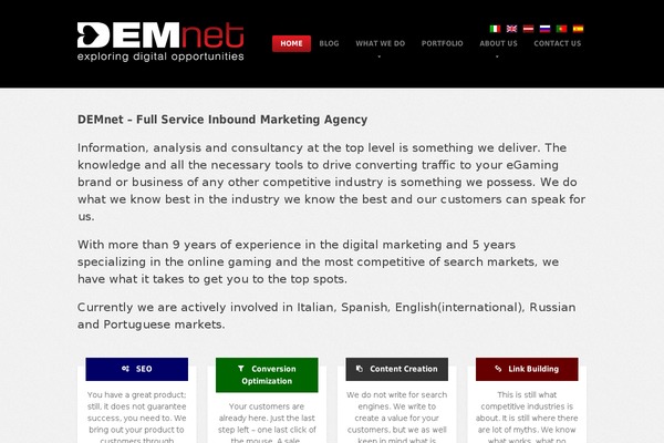 Gamma theme site design template sample