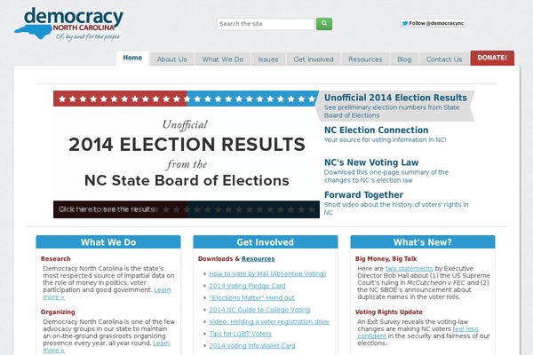 DemNCv1 theme websites examples