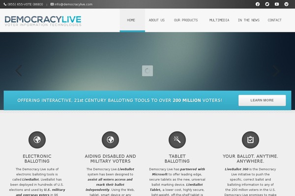 Ventus theme site design template sample