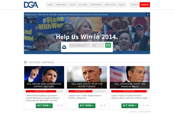 dga theme websites examples