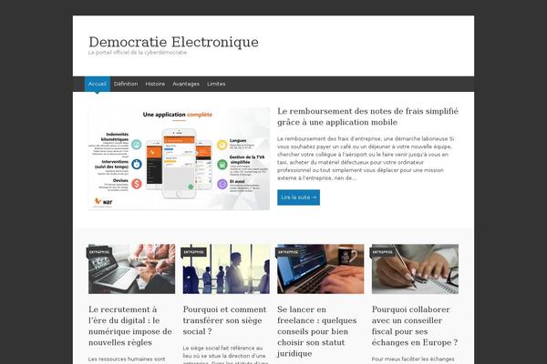 Expound Child theme site design template sample
