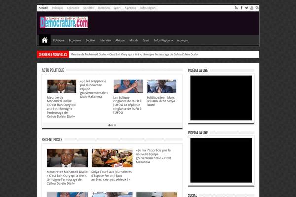 democrature.com site used Sahifa