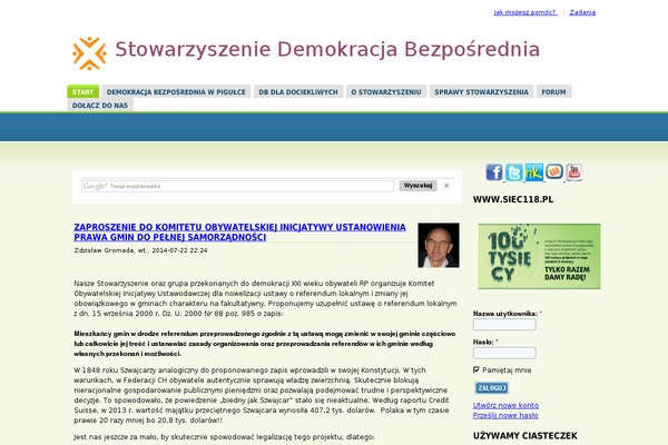 demokracjabezposrednia.pl site used Amphibious