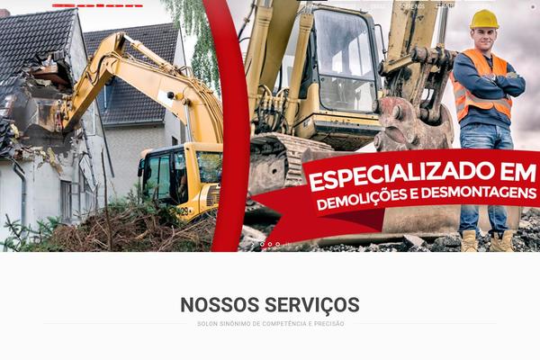 Solon theme site design template sample