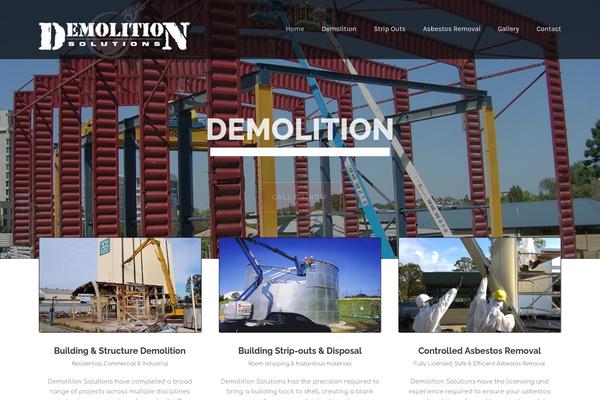 Infinite theme site design template sample