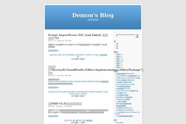 Default theme site design template sample
