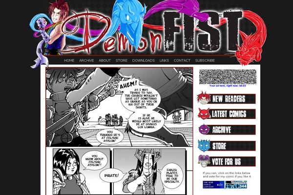 Comicpress V theme site design template sample