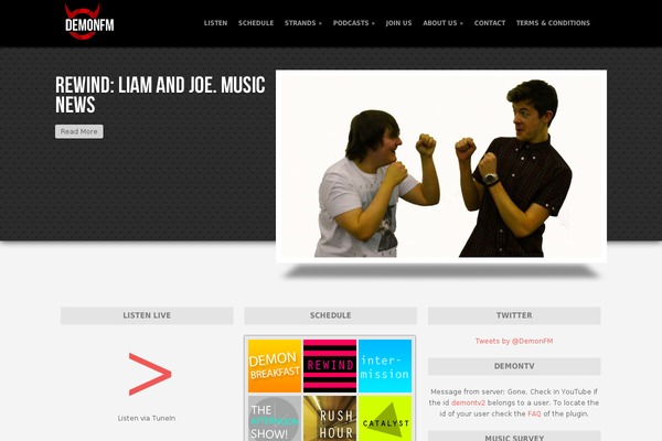 Site using Wp-native-flash-radio plugin