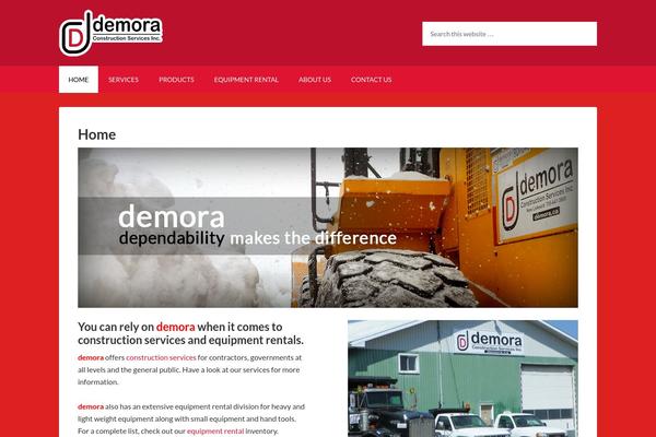 Outreach Pro theme site design template sample