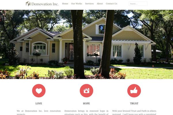 demovation.com site used Tesseract