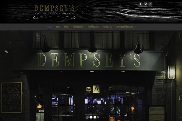 Dine & Drink theme site design template sample