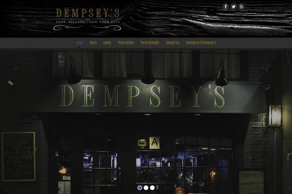 Dine & Drink theme site design template sample