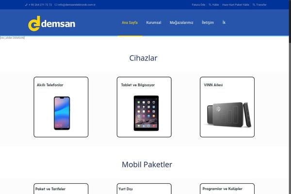 demsanelektronik.com.tr site used Demsantema