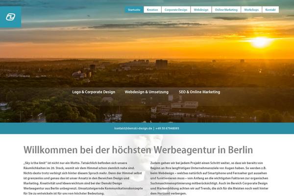 Divi theme site design template sample