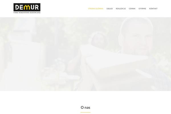 Renovate theme site design template sample