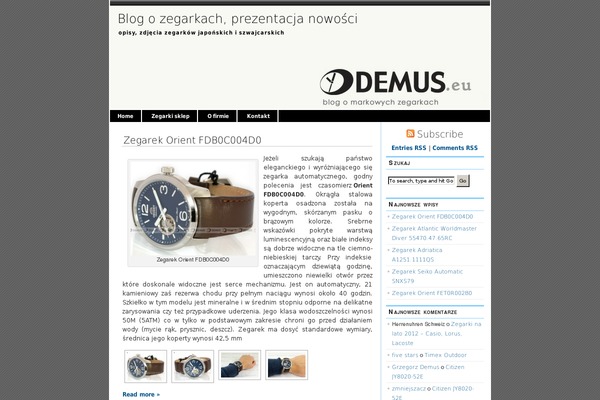 magicblue theme site design template sample