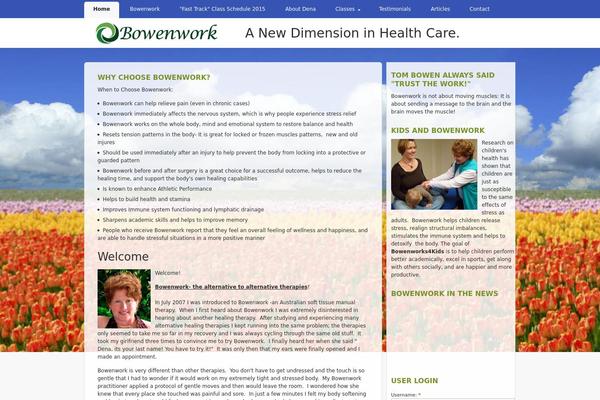 denabowen.com site used Executive Pro Theme